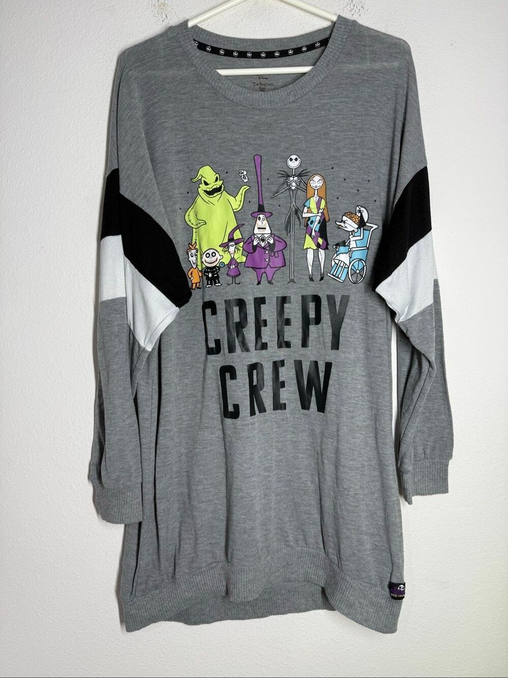 Disney Tim Burton’s The Nightmare Before Christmas Creep Crew Sweatshirt L